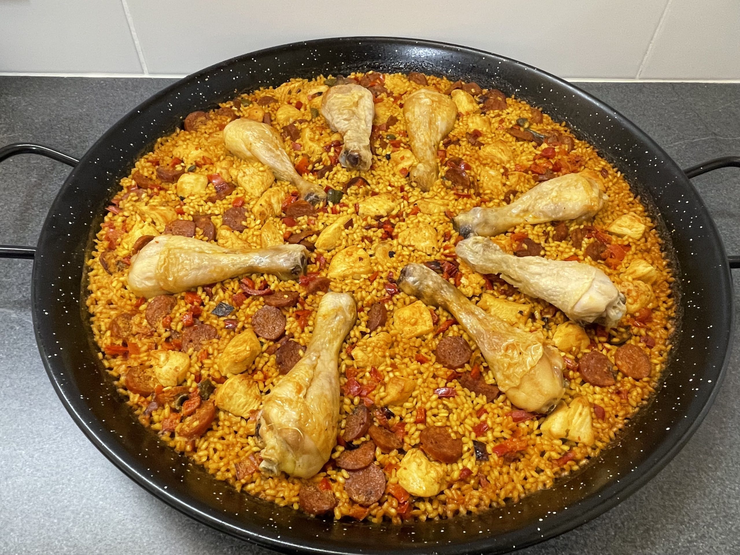 Poulet/chorizo